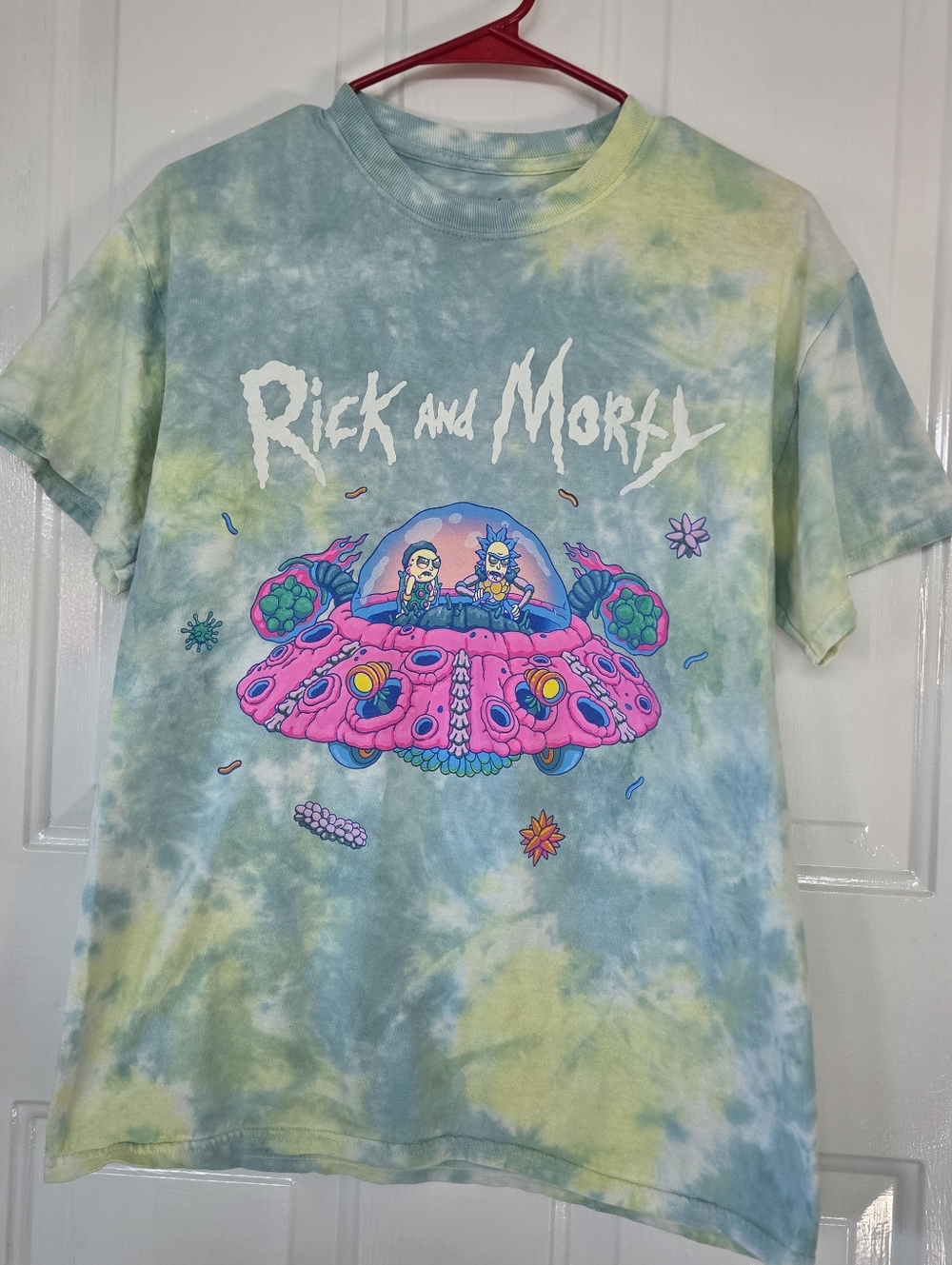 Adult Swim Rick and Morty Tie-Dye Graphic Tee Med
